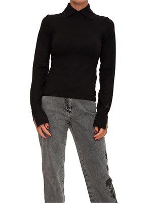 Maglia Blugirl in viscosa nera in DONNA