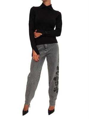Maglia Blugirl in viscosa nera in DONNA