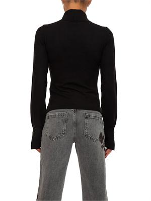 Maglia Blugirl in viscosa nera in DONNA