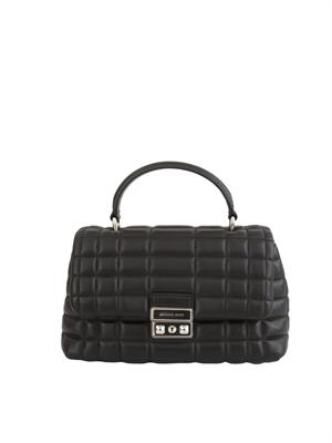 Borsa Tribeca di Michael Michael Kors in pelle trapuntata nera in DONNA
