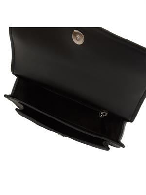 Borsa Claire di Michael Michael Kors in pelle martellata nera in DONNA