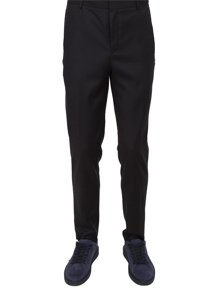 Pantaloni uomo Corneliani in lana blu