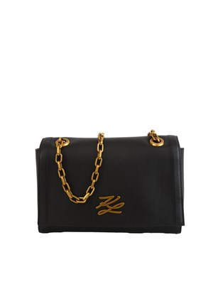 K.LAGERFELD Borsa Karl Lagerfeld in pelle nera in DONNA
