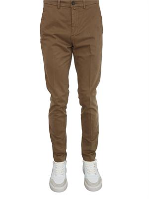 Pantaloni Siviglia uomo in cotone flanellato cammello in UOMO
