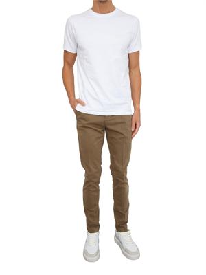Pantaloni Siviglia uomo in cotone flanellato cammello in UOMO