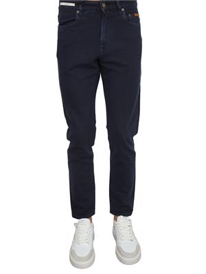 Jeans Siviglia uomo in raso di cotone blu in UOMO