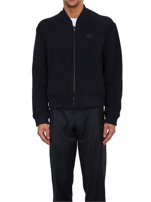Giubbino bomber Etro uomo misto lana double blu in UOMO