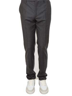 Pantaloni Etro uomo in misto lana grigio in UOMO