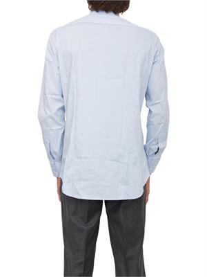 Camicia Etro uomo in cotone azzurro con logo in UOMO
