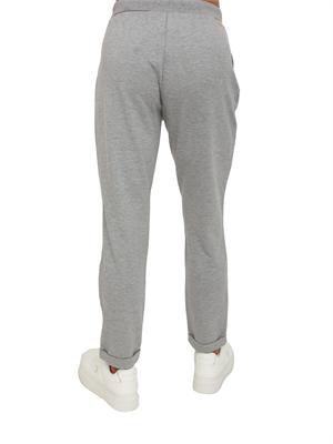 Pantalone tuta Liu Jo donna n viscosa grigia con perle in DONNA