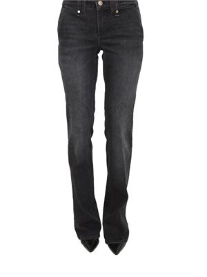 Jeans Liu Jo donna bottom up in denim nero lavaggio used in DONNA