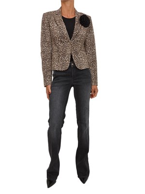 Jeans Liu Jo donna bottom up in denim nero lavaggio used in DONNA