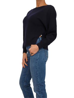Maglia Liu Jo donna in lana e cashmere blu in DONNA