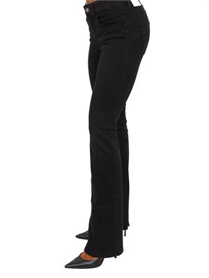 Jeans bottom up Liu Jo donna in denim nero in DONNA