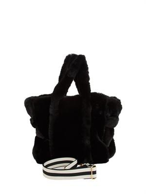 Shopping media Liu Jo donna in teddy nero con logo in DONNA
