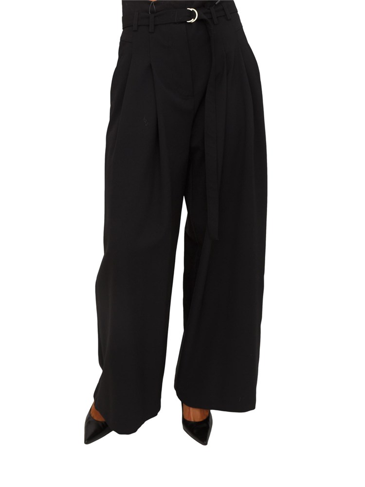 Pantalone Bondeno Emme Marella in tessuto nero