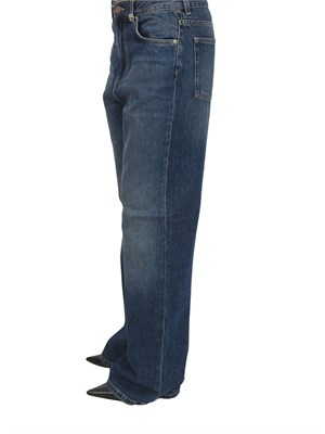 Jeans wide leg Pinko in denim soft stone wash in DONNA