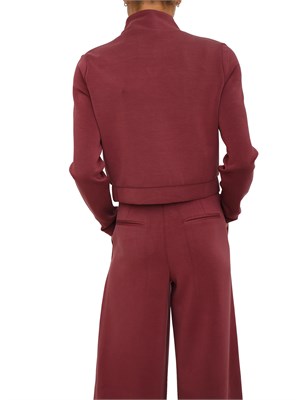 Felpa Guess Jeans donna in scuba bordeaux in DONNA