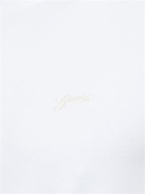 T-shirt Guess Jeans uomo in cotone bianco in UOMO
