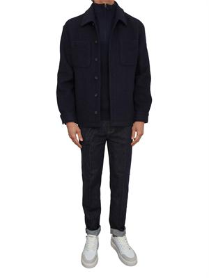 Jeans Guess Jeans uomo in denim blu scuro relaxed slim in UOMO