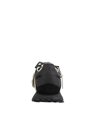 Sneakers Rush Framework di Ghoud Venice in ripstop e suede nero in UOMO