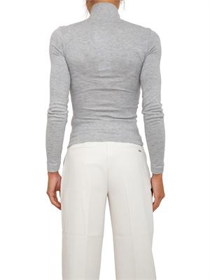 Maglia collo alto Guess Jeans donna in viscosa grigio in DONNA