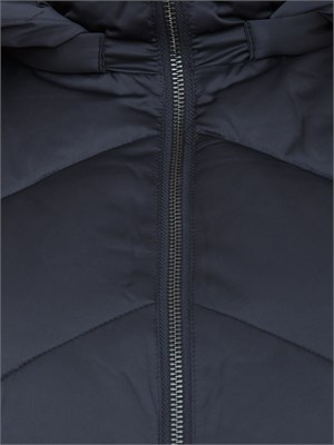 Piumino lungo donna Nenette in tessuto lucido blu in DONNA