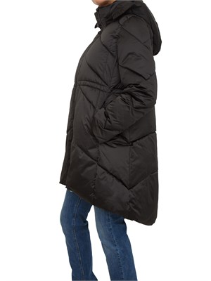 Piumino lungo donna Nenette in tessuto lucido nero in DONNA