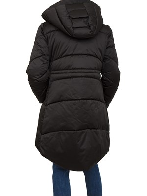 Piumino lungo donna Nenette in tessuto lucido nero in DONNA