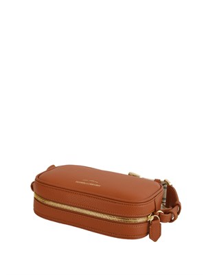 Borsa a tracolla Emporio Armani in ecopelle martellata cuoio in DONNA