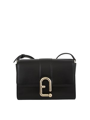 Borsa a tracolla Furla Urban S in pelle nera in DONNA