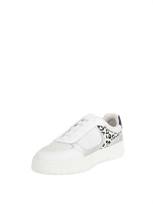 LIU JO Slip-on Liu-jo Me bianco con dettaglio animalier in DONNA