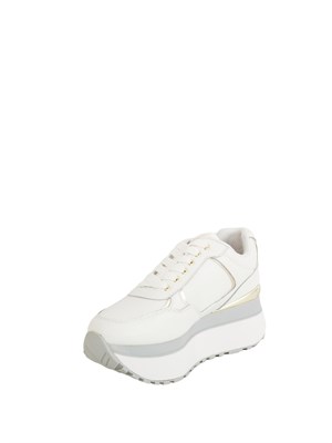LIU JO Sneakers Liu-jo Plus super platform in pelle bianco in DONNA