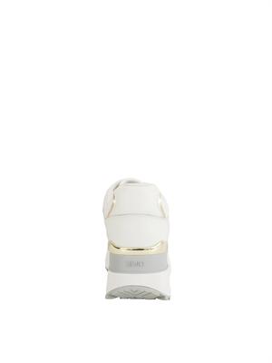 LIU JO Sneakers Liu-jo Plus super platform in pelle bianco in DONNA