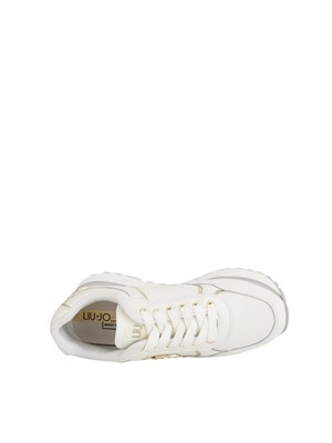 LIU JO Sneakers Liu-jo Plus super platform in pelle bianco in DONNA