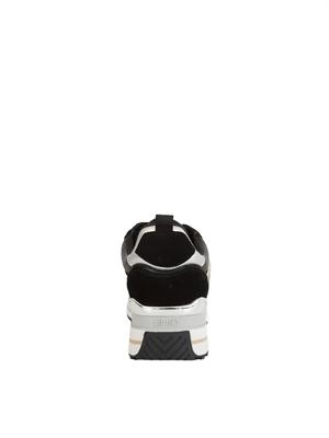 Sneakers Liu Jo donna con glitter animalier nero argento in DONNA