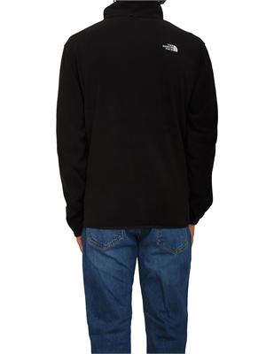 Pile Glacier The North Face nero con zip in UOMO