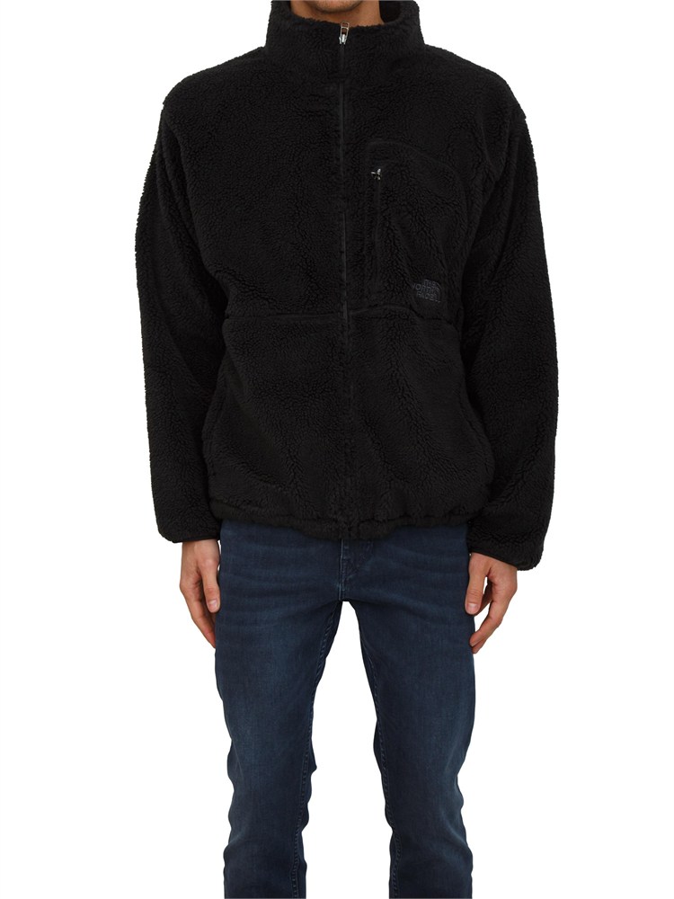 Felpa giubbino Extreme The North Face in pile nero