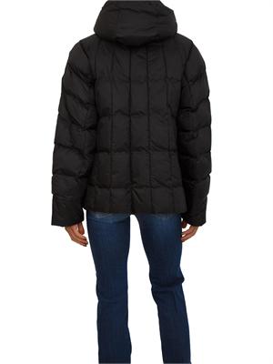 Piumino corto Romolo Max Mara MM in tessuto nero antigoccia in DONNA