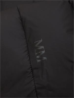 Piumino corto Romolo Max Mara MM in tessuto nero antigoccia in DONNA
