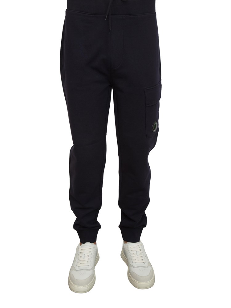 Pantalone tuta uomo C.P. Company in cotone blu