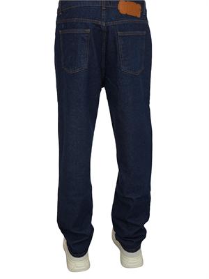 Jeans uomo GCDS lavaggio blu e logo retro in UOMO
