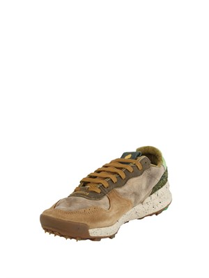 Sneaker uomo Chacrona Premium Satorisan in pelle fango in UOMO