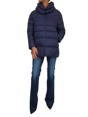 Piumino Rolando Kocca in tessuto blu in DONNA