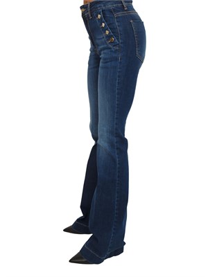 Jeans blu Rooney Kocca a zampa d'elefante in DONNA