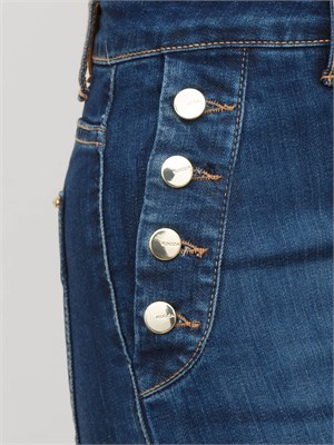 Jeans blu Rooney Kocca a zampa d'elefante in DONNA