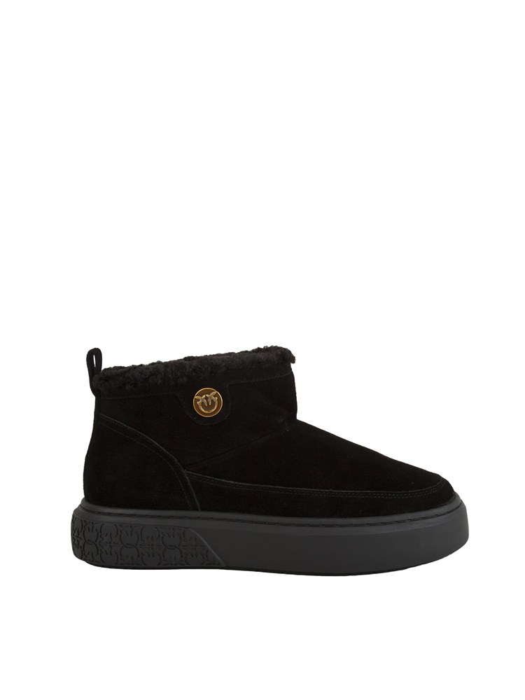 Stivali Yoko 22 Pinko in pelle scamosciata nera