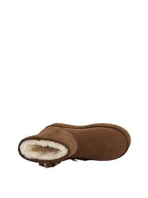 Stivaletti Liu Jo donna Jane 09 in suede taupe e frange in DONNA