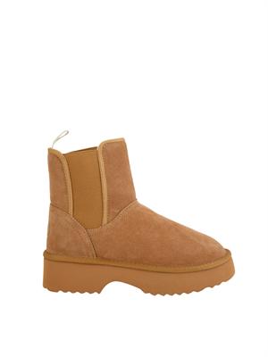 Stivaletti Liu Jo donna Juny 02 in pelle scamosciata cammello in DONNA