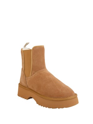 Stivaletti Liu Jo donna Juny 02 in pelle scamosciata cammello in DONNA